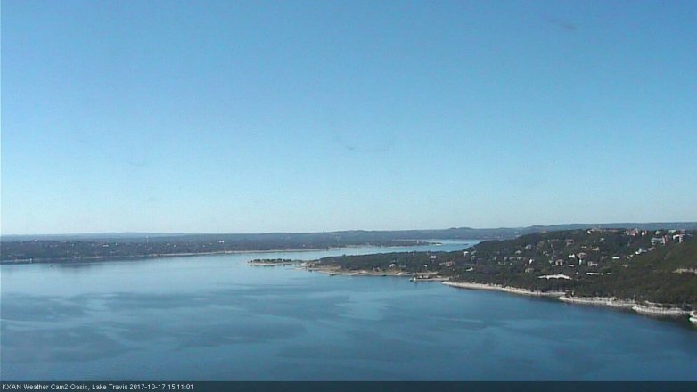 Lake Travis webcam, October 17, 2017 2:40 PM CT