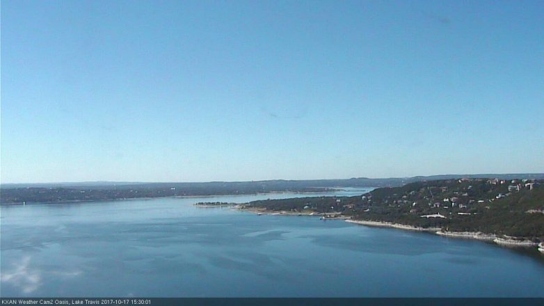 Lake Travis webcam, October 17, 2017 2:45 PM CT
