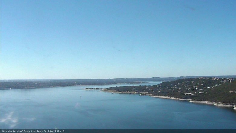 Lake Travis webcam, October 17, 2017 3:05 PM CT