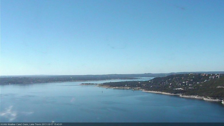 Lake Travis webcam, October 17, 2017 3:10 PM CT