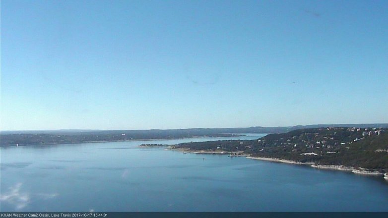 Lake Travis webcam, October 17, 2017 3:15 PM CT