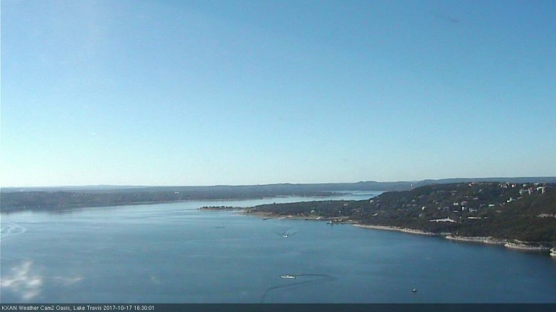 Lake Travis webcam, October 17, 2017 3:35 PM CT