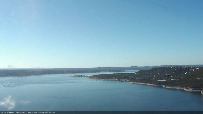 Lake Travis webcam, October 17, 2017 4:10 PM CT
