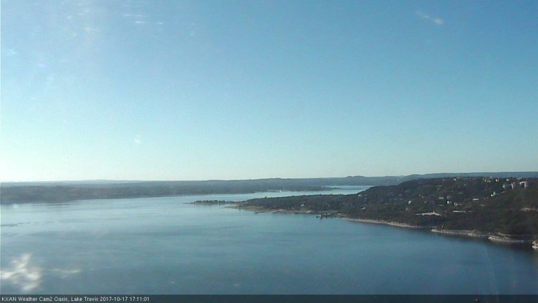 Lake Travis webcam, October 17, 2017 4:15 PM CT