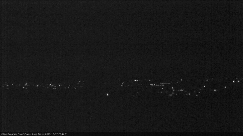 Lake Travis webcam, October 17, 2017 7:55 PM CT