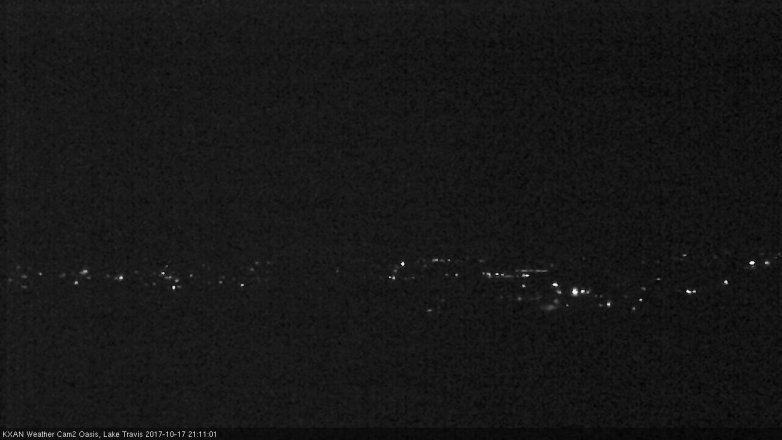 Lake Travis webcam, October 17, 2017 8:15 PM CT