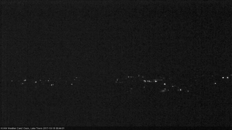 Lake Travis webcam, October 17, 2017 12:00 AM CT