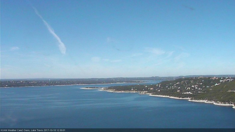 Lake Travis webcam, October 18, 2017 11:40 AM CT