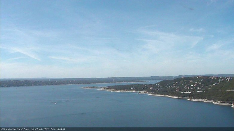 Lake Travis webcam, October 18, 2017 2:15 PM CT
