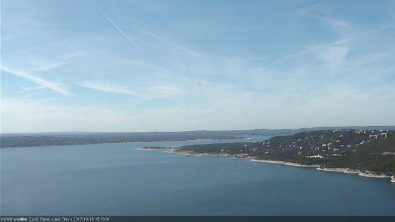Lake Travis webcam, October 18, 2017 2:40 PM CT