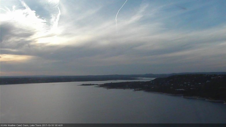 Lake Travis webcam, October 18, 2017 5:25 PM CT