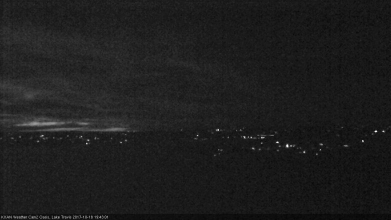 Lake Travis webcam, October 18, 2017 6:50 PM CT
