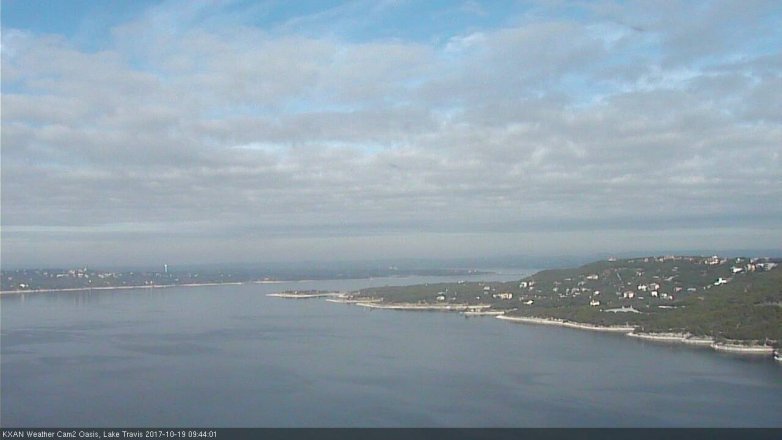 Lake Travis webcam, October 19, 2017 9:15 AM CT