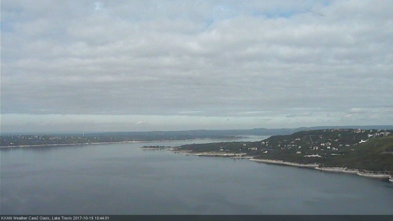 Lake Travis webcam, October 19, 2017 9:50 AM CT