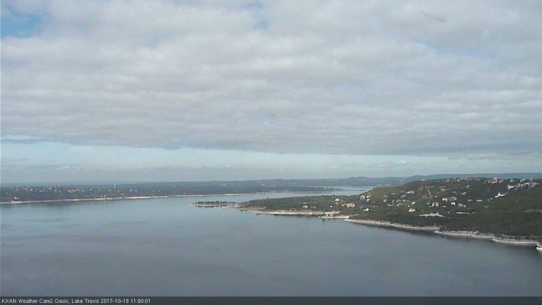 Lake Travis webcam, October 19, 2017 10:05 AM CT
