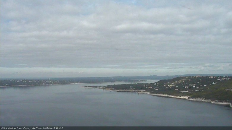 Lake Travis webcam, October 19, 2017 10:15 AM CT