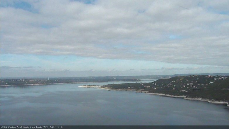 Lake Travis webcam, October 19, 2017 10:20 AM CT