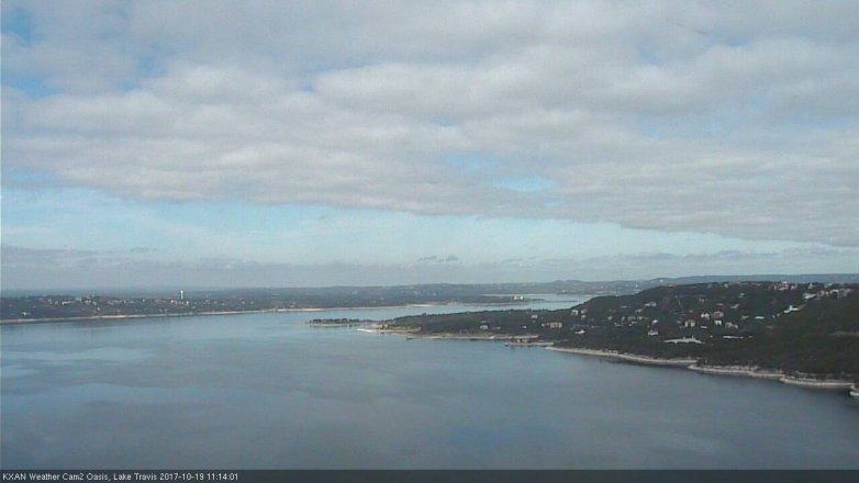 Lake Travis webcam, October 19, 2017 10:25 AM CT