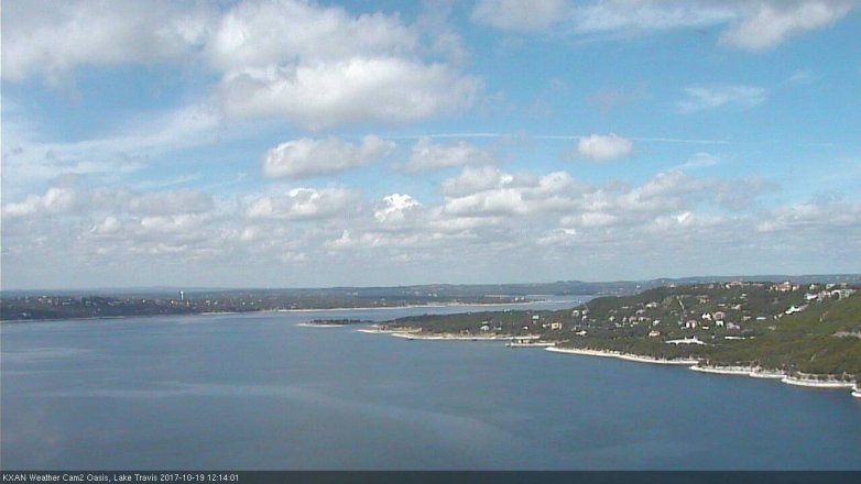 Lake Travis webcam, October 19, 2017 11:20 AM CT