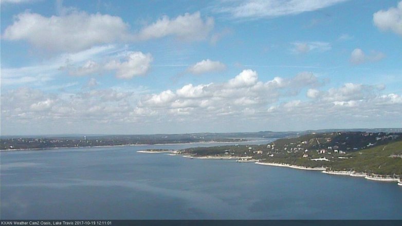 Lake Travis webcam, October 19, 2017 11:35 AM CT
