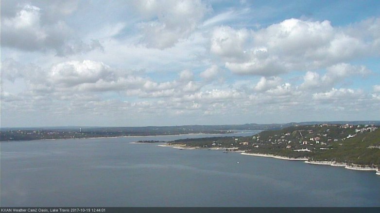 Lake Travis webcam, October 19, 2017 12:15 PM CT