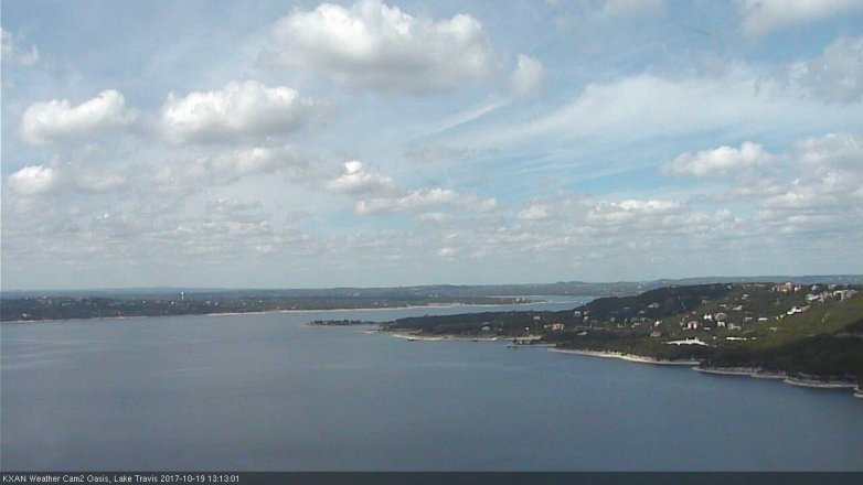 Lake Travis webcam, October 19, 2017 12:40 PM CT