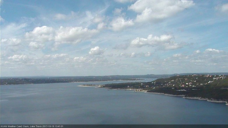 Lake Travis webcam, October 19, 2017 1:00 PM CT