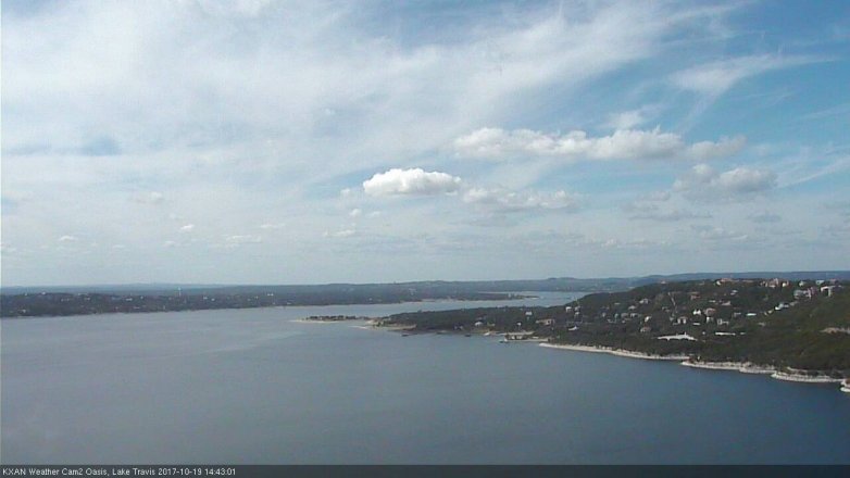 Lake Travis webcam, October 19, 2017 2:00 PM CT