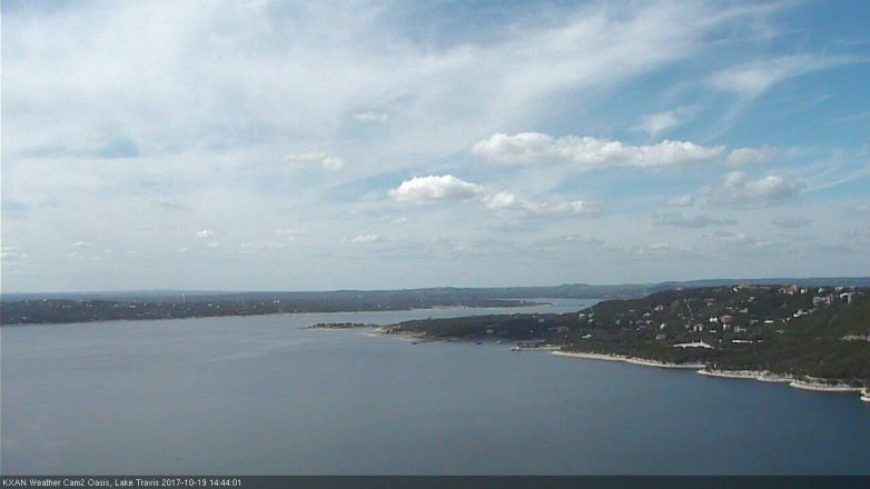 Lake Travis webcam, October 19, 2017 2:10 PM CT