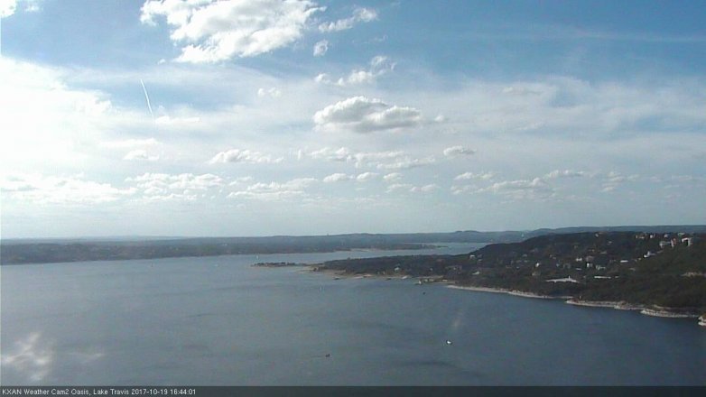 Lake Travis webcam, October 19, 2017 3:55 PM CT