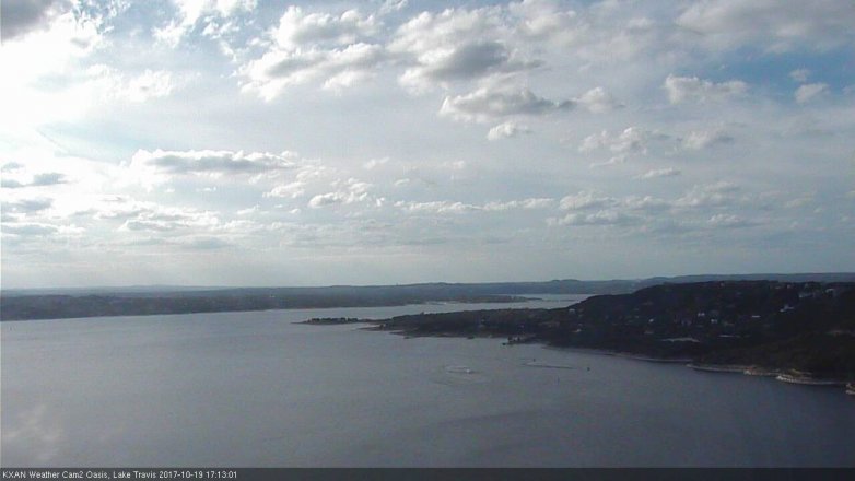 Lake Travis webcam, October 19, 2017 4:35 PM CT