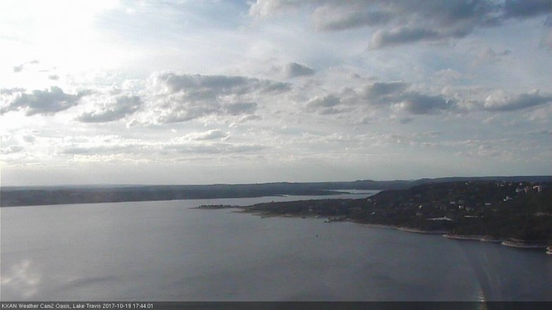 Lake Travis webcam, October 19, 2017 5:05 PM CT