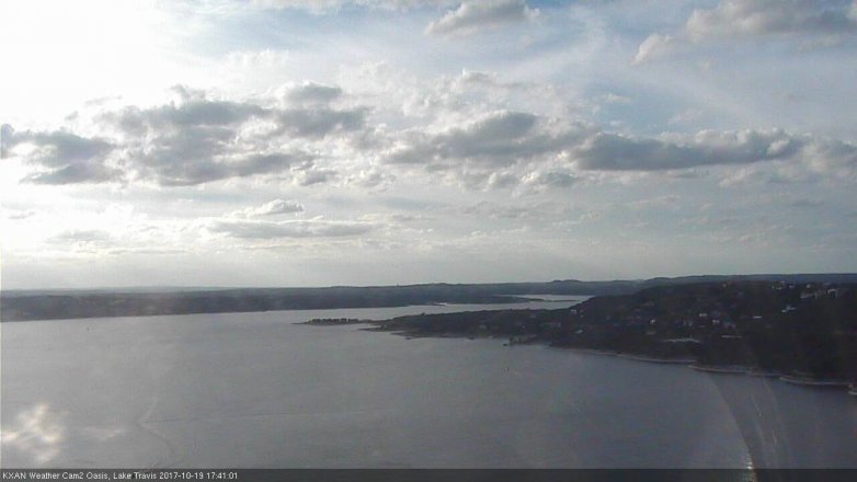 Lake Travis webcam, October 19, 2017 5:10 PM CT