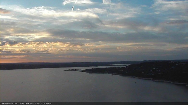 Lake Travis webcam, October 19, 2017 6:10 PM CT