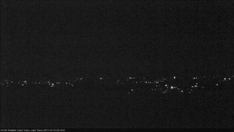 Lake Travis webcam, October 19, 2017 7:25 PM CT