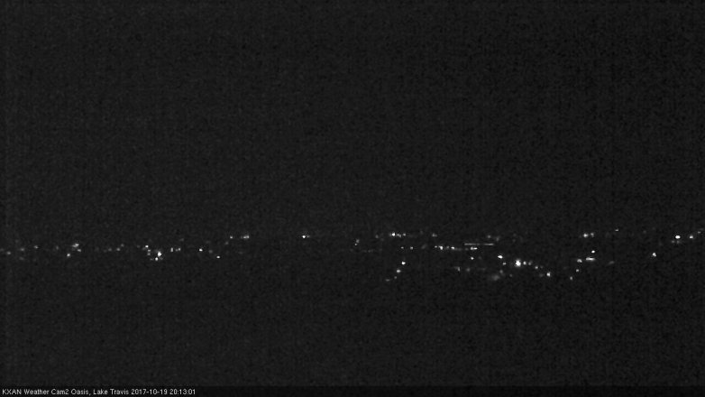 Lake Travis webcam, October 19, 2017 7:35 PM CT
