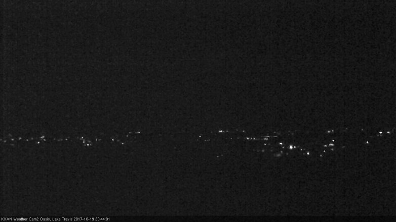 Lake Travis webcam, October 19, 2017 7:50 PM CT
