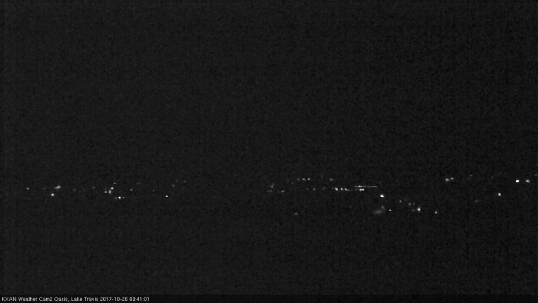 Lake Travis webcam, October 19, 2017 12:00 AM CT