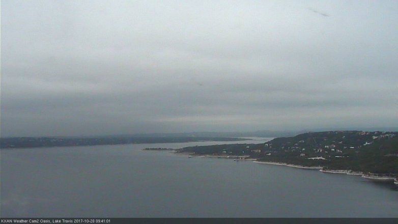 Lake Travis webcam, October 20, 2017 9:05 AM CT