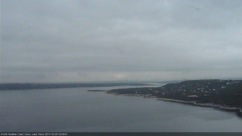 Lake Travis webcam, October 20, 2017 9:40 AM CT