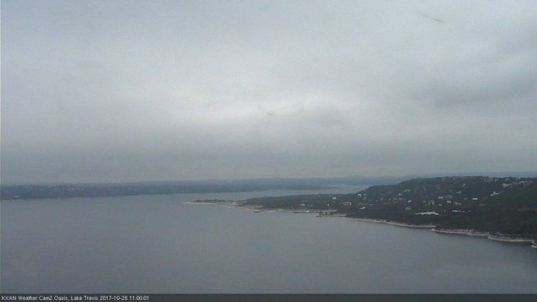 Lake Travis webcam, October 20, 2017 10:05 AM CT