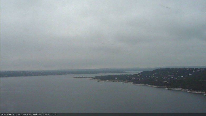 Lake Travis webcam, October 20, 2017 10:35 AM CT