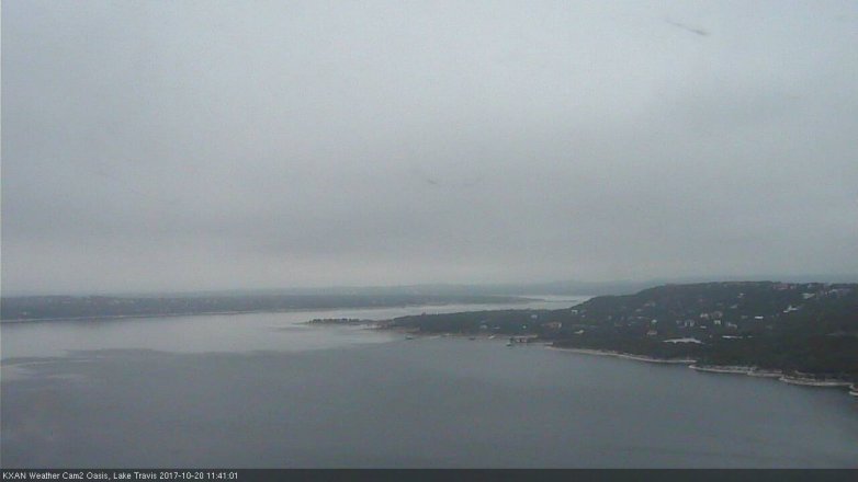 Lake Travis webcam, October 20, 2017 11:10 AM CT
