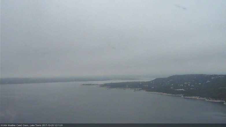 Lake Travis webcam, October 20, 2017 11:20 AM CT