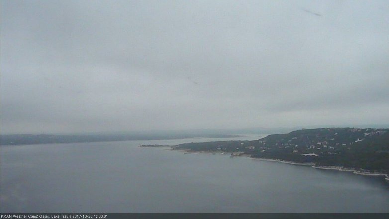 Lake Travis webcam, October 20, 2017 11:40 AM CT