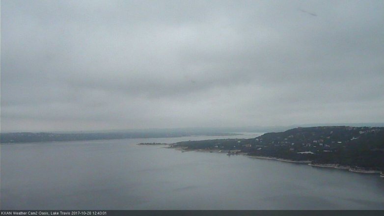 Lake Travis webcam, October 20, 2017 11:50 AM CT