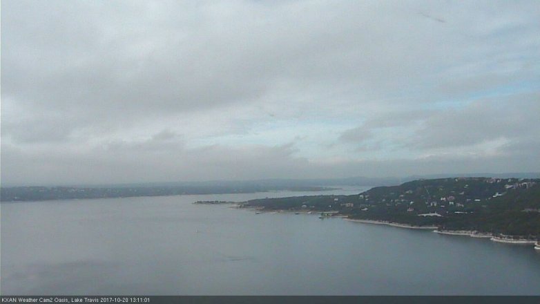Lake Travis webcam, October 20, 2017 12:20 PM CT