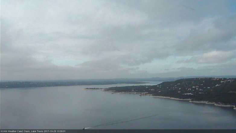 Lake Travis webcam, October 20, 2017 12:45 PM CT