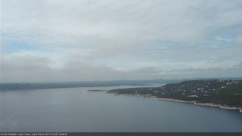 Lake Travis webcam, October 20, 2017 12:50 PM CT