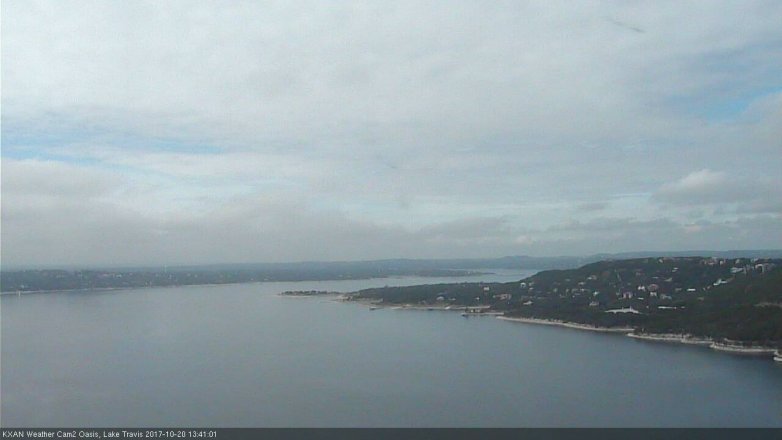 Lake Travis webcam, October 20, 2017 12:55 PM CT